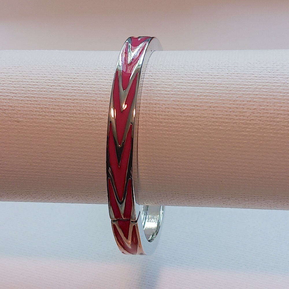 Lia Sophia Zenith Bracelet Hot Pink and Silver